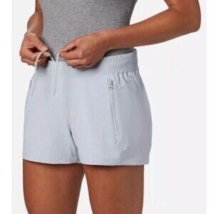 Columbia Women’s XL Shorts PFG OmniShield UPF 50 Tidal II Cirrus Grey Active 3"